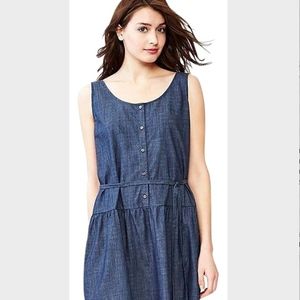 Gap | Blue Chambray Tank Dress | Size S